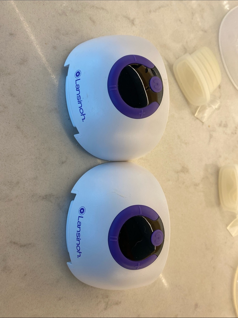 Lansinoh White and Purple Replacement Pump Motor Pair